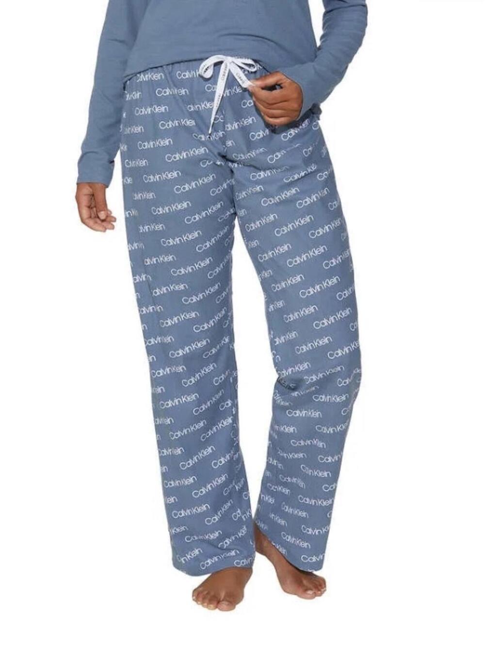 Calvin Klein / Logo Fleece Pajama Pants / Blue